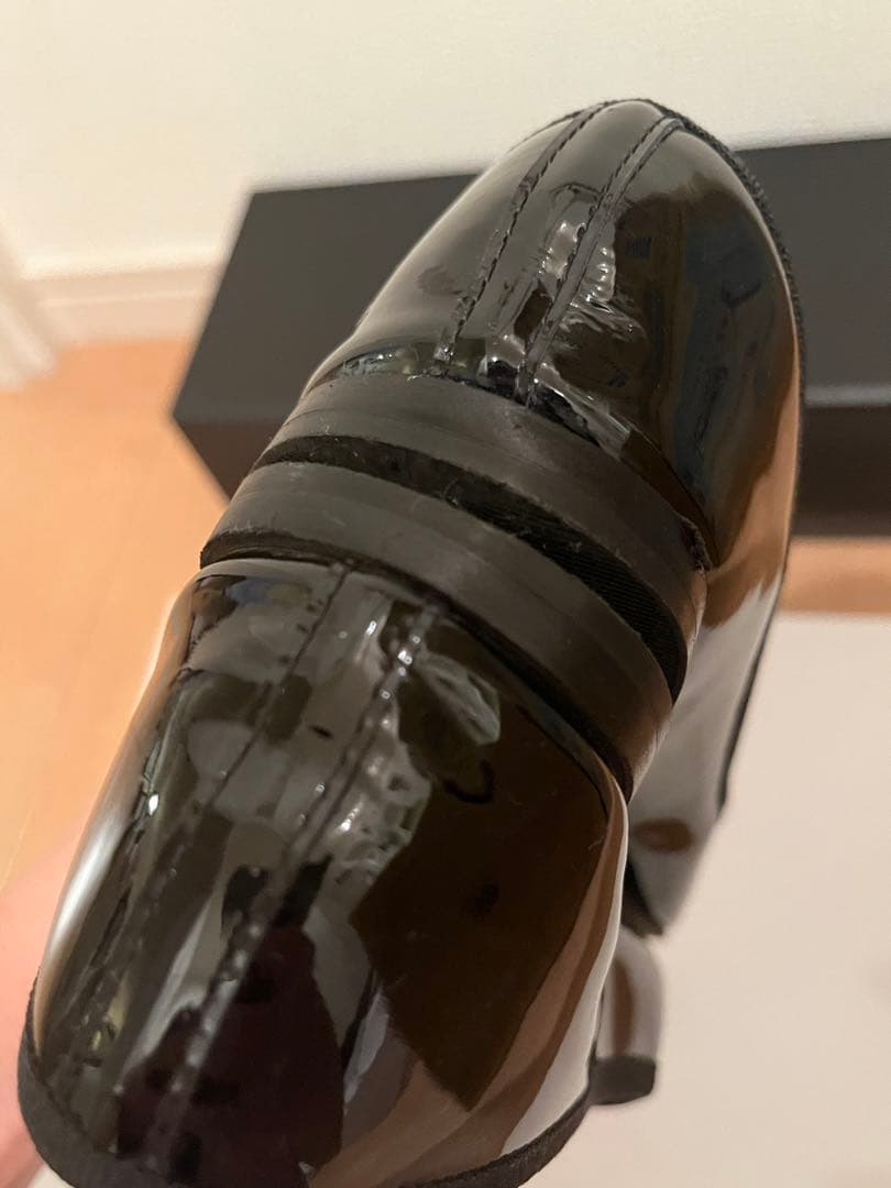 レペット　サンドリオン　黒 エナメル バレエシューズ　フランス製