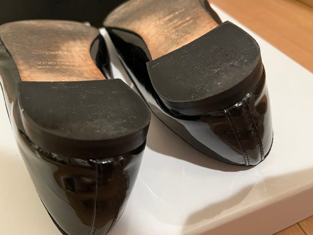 レペット　サンドリオン　黒 エナメル バレエシューズ　フランス製