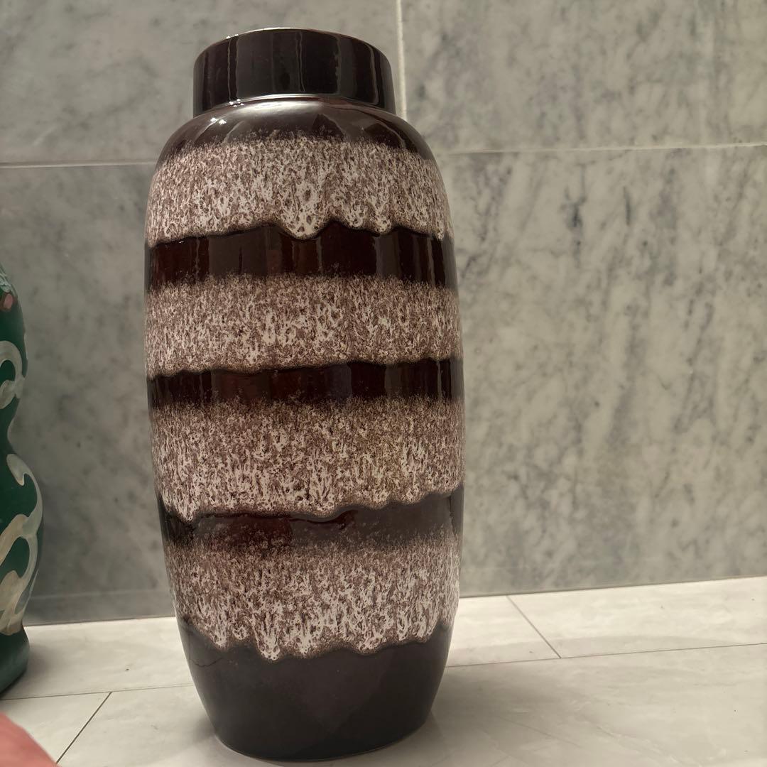 西ドイツ70年代ヴィンテージFat Lavaの存在感のある特大花瓶