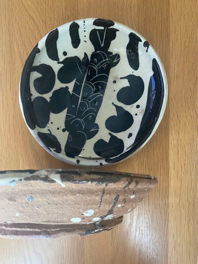 中島勝乃利　お皿　2枚
