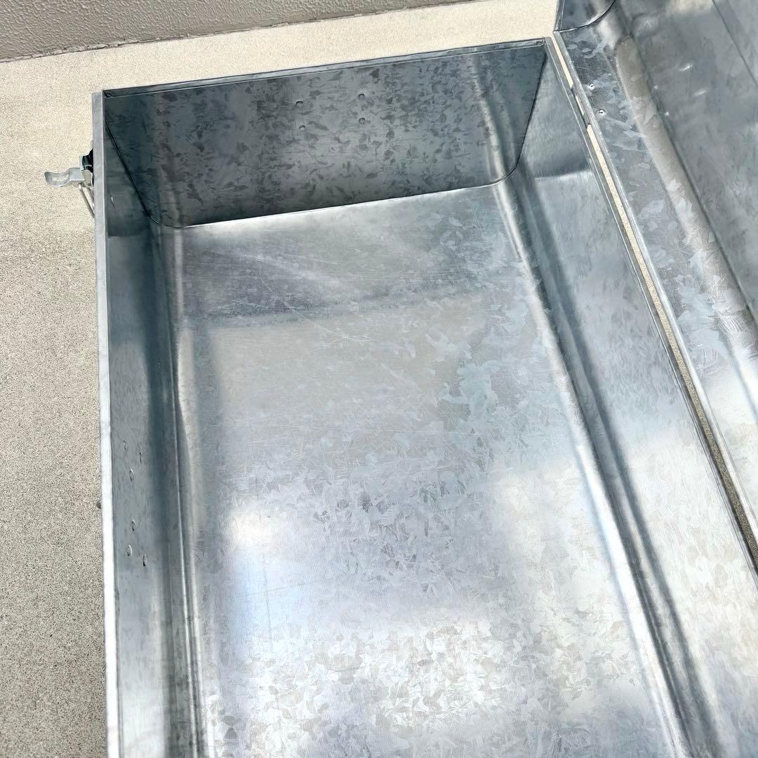 未使用✴︎ビンテージ シルバー トランク コンラン アルミケース 大 スチール