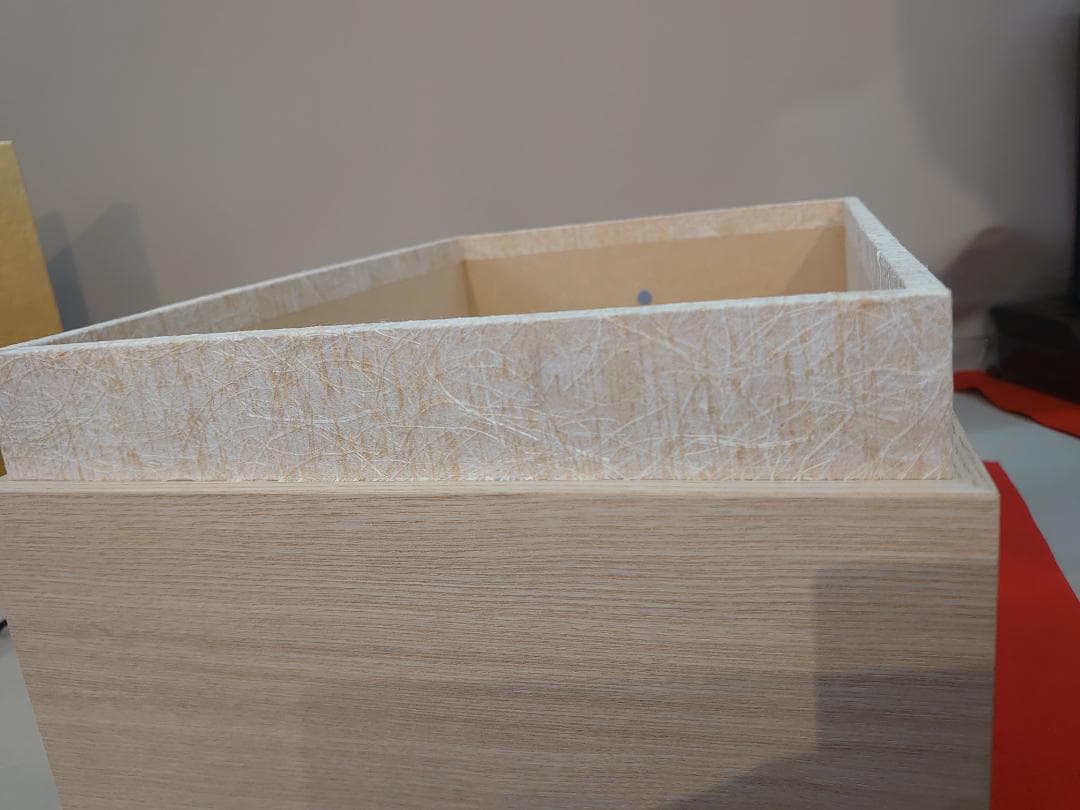 ●収納式おひなさま●　つむぎ風衣装飾り　金屏風　フルセット