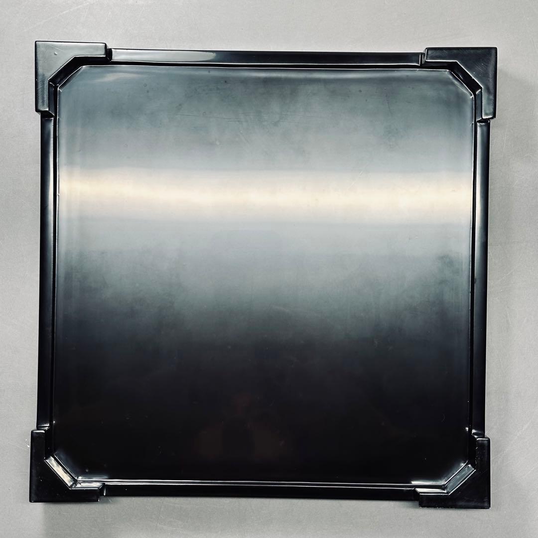 a352 送料無料 輪島塗 巨匠 三谷吾一作 千羽鶴 沈金 三段重 在銘 共箱