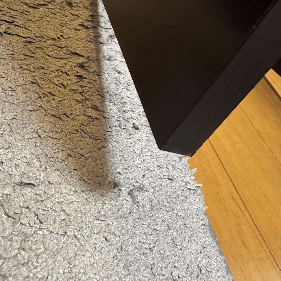 日本製 ぼん家具／木製スライド本棚 漫画 DVD 隙間 引き出し棚×2収納ボード