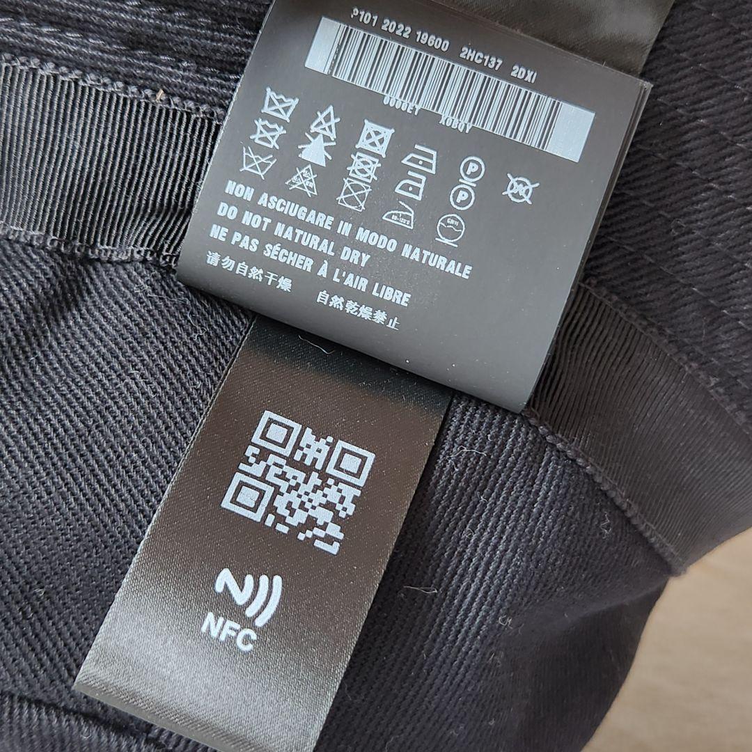 PRADA バケットハット XL 黒 正規品 コットン イタリア製