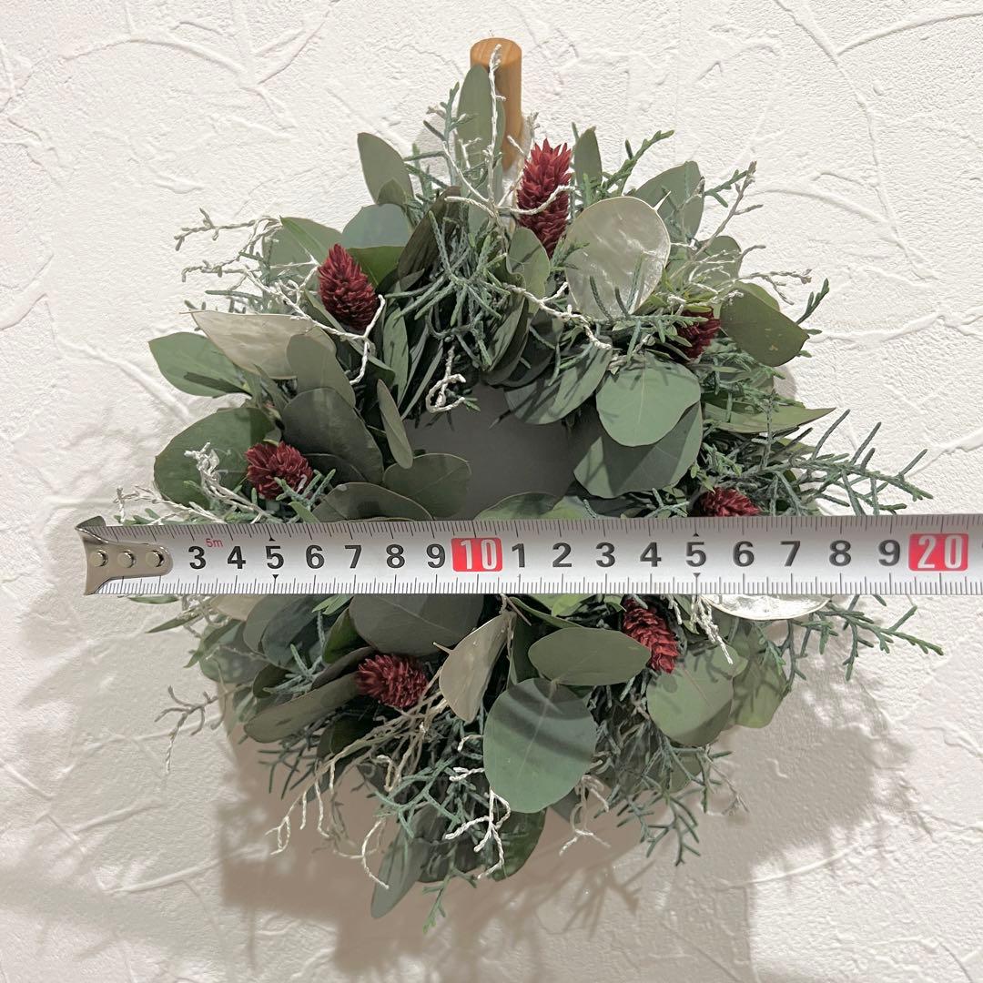 ポポラスとルナリアのクリスマスリース* *ラッピング無料 冬 プレゼント