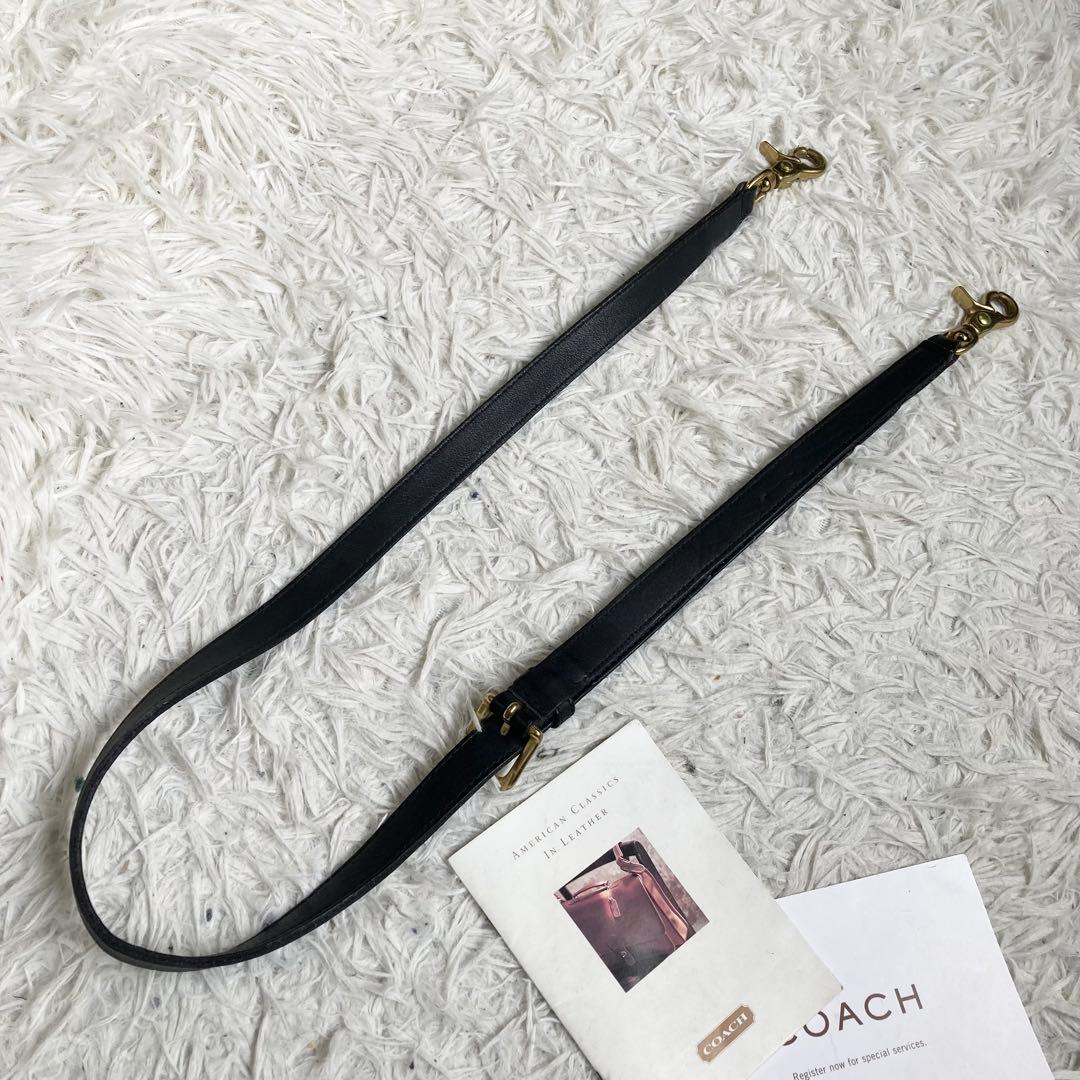 美品 vintage coach old archive ウィリス 黒 ブラック