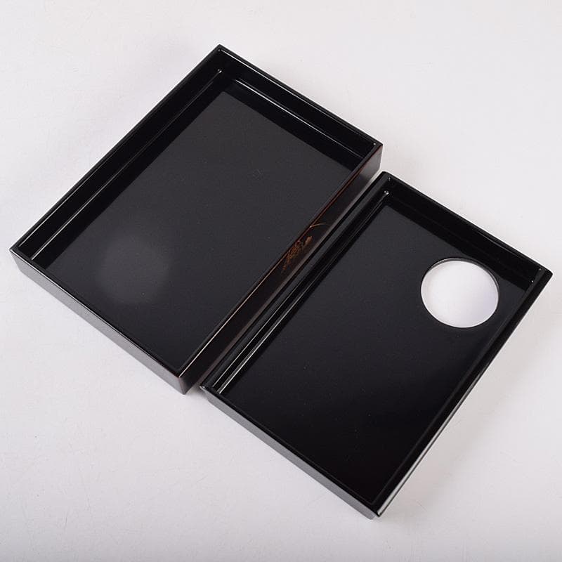 美子銘　扇蒔絵　茶箱　五良太甫呉祥瑞造　染付　振出など　十一点　M　R9008