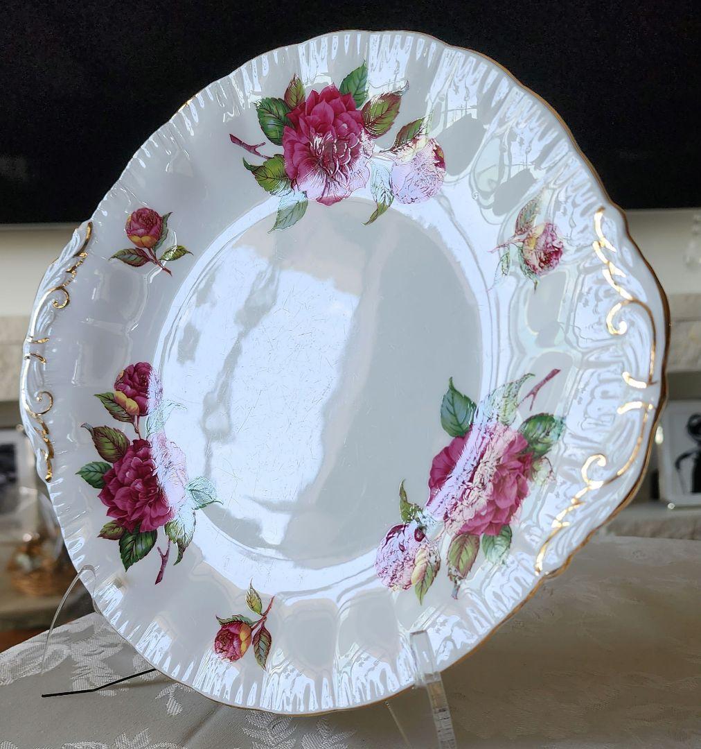 パラゴン ④ ローズ ケーキプレート アンティーク ビンテージ