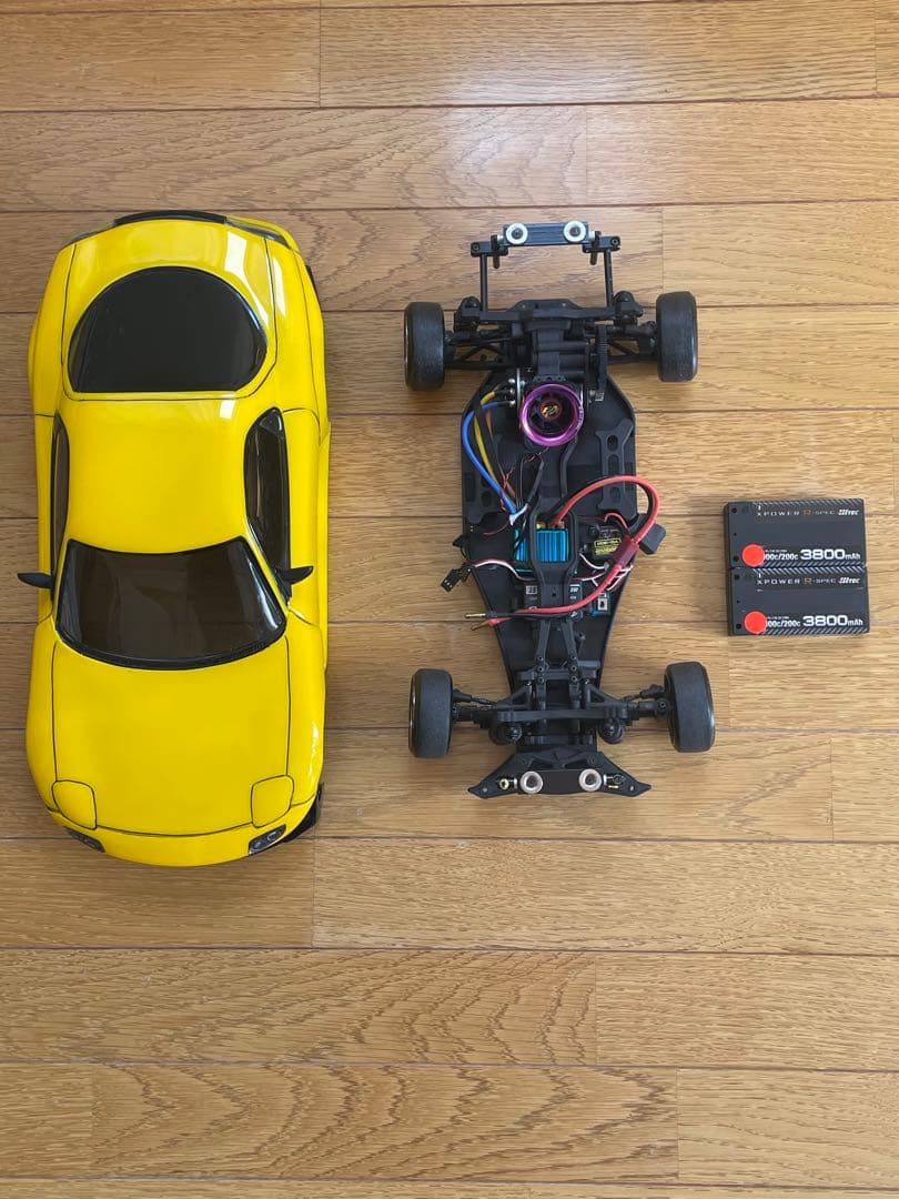 【くまさん専用】YOKOMO YD2 ドリフト ラジコンRX7ボディ、リポ2個付