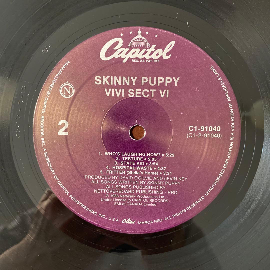 【希少盤】Skinny Puppy / VIVIsectVI　インダストリアル