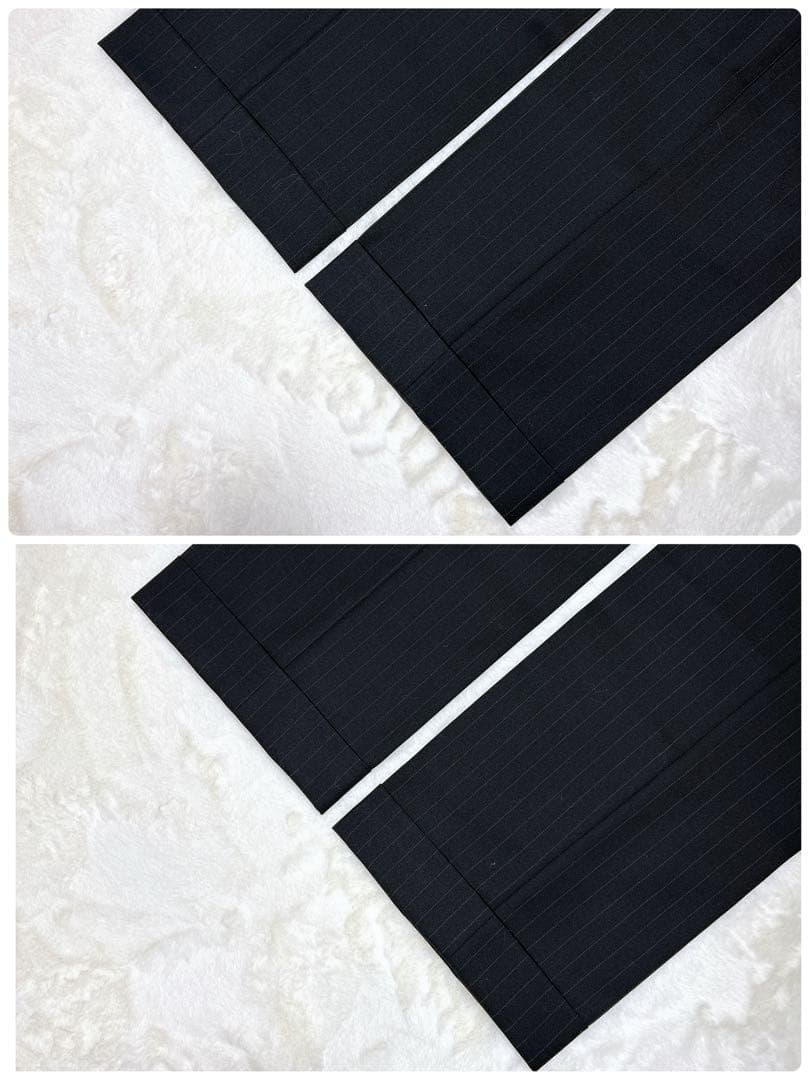 【美品】Burberry BLACKLABEL スーツ　3ピース　黒　38R