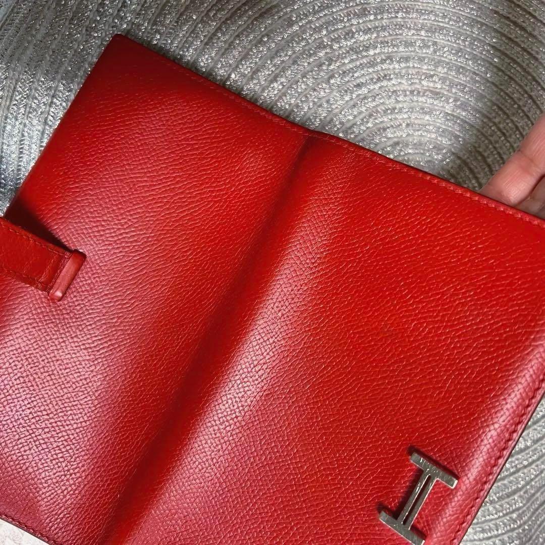 極美品★HERMES エルメス べアン デュプリ 三つ折り長財布★正規品