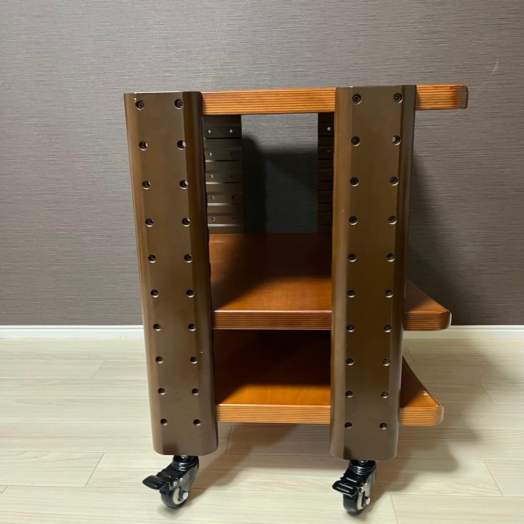 高級国産　山本音響工芸 桜合板×アサダ桜無垢材 オーディオラック