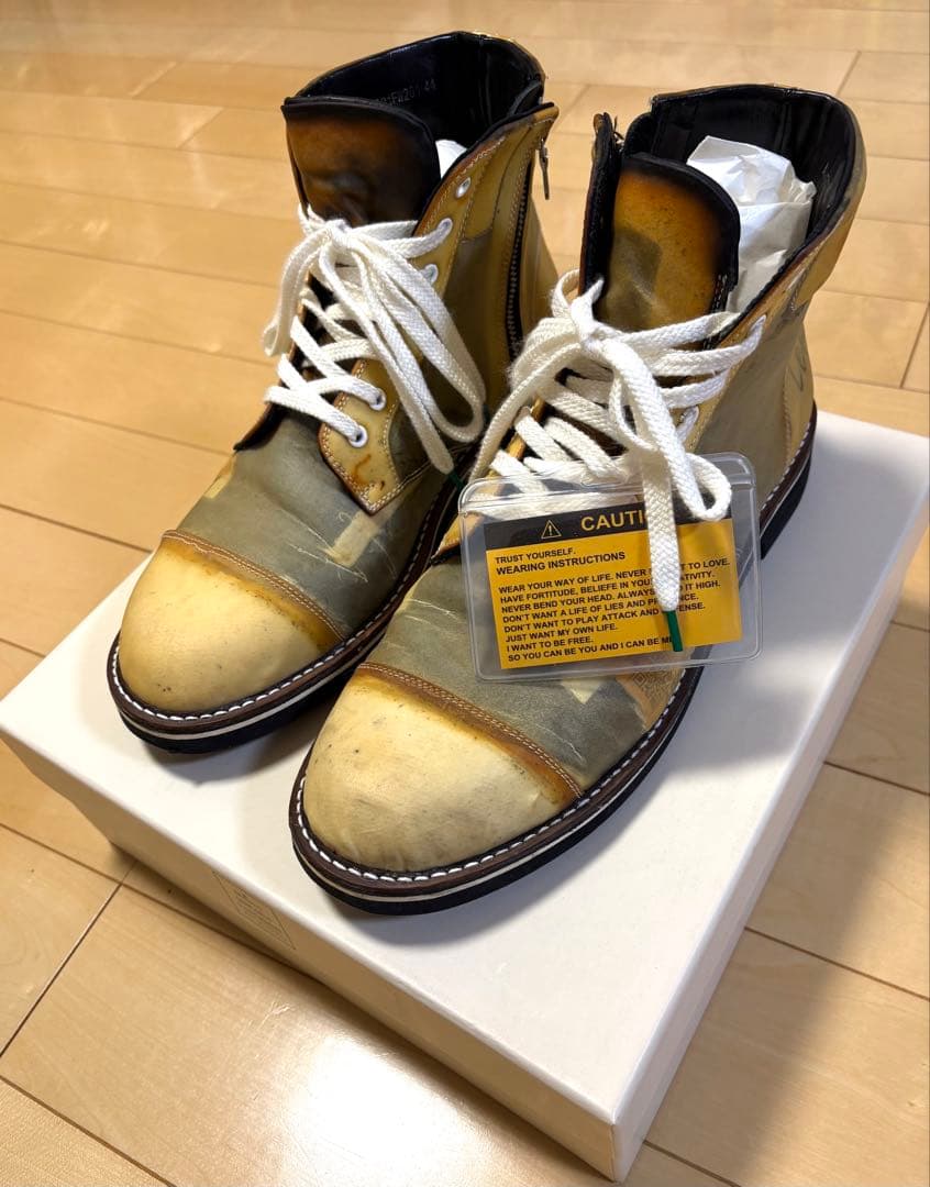 メゾンミハラヤスヒロ　インビジブルレザーブーツ