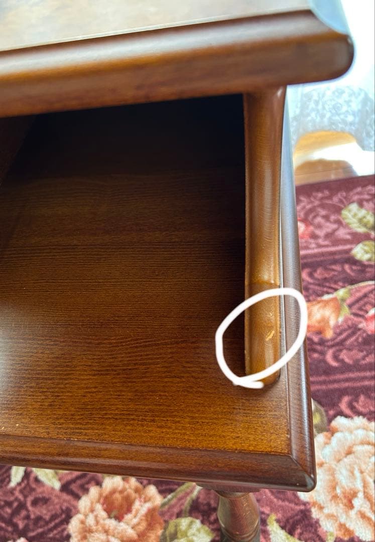 karimoku カリモク　テレフォンベンチ　レトロ