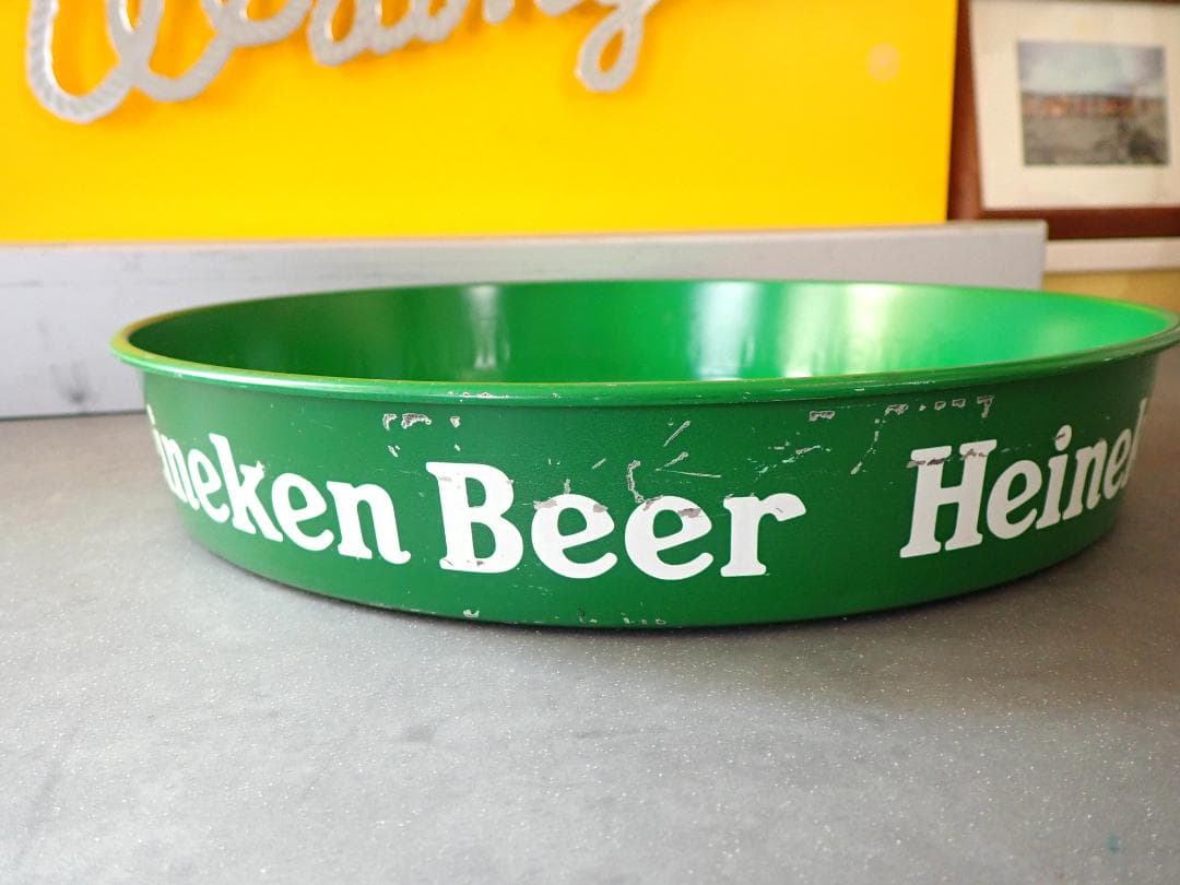 ☆珍品レア品☆Heineken ハイネケン ビンテージ大判トレイ&コースター