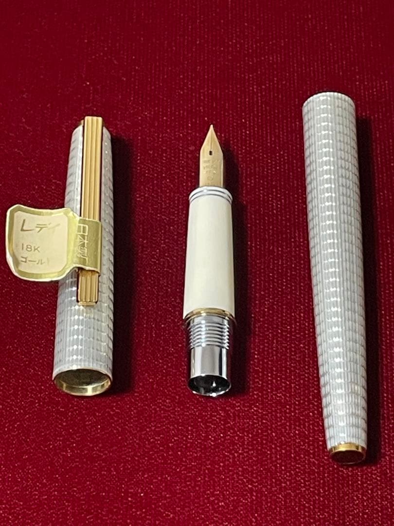 ⚪︎新品未使用　パイロット　レディ　18K　F　1977年製造　美品