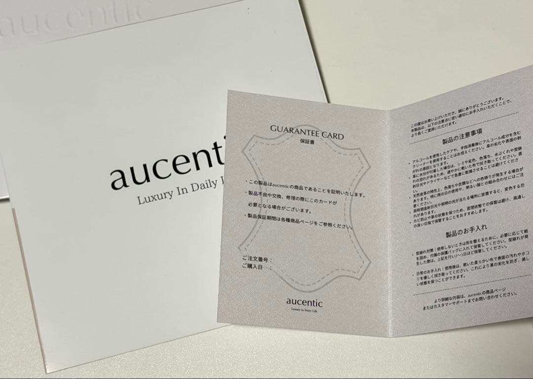 【美品】AUCENTIC Full Grain Leather Backpack