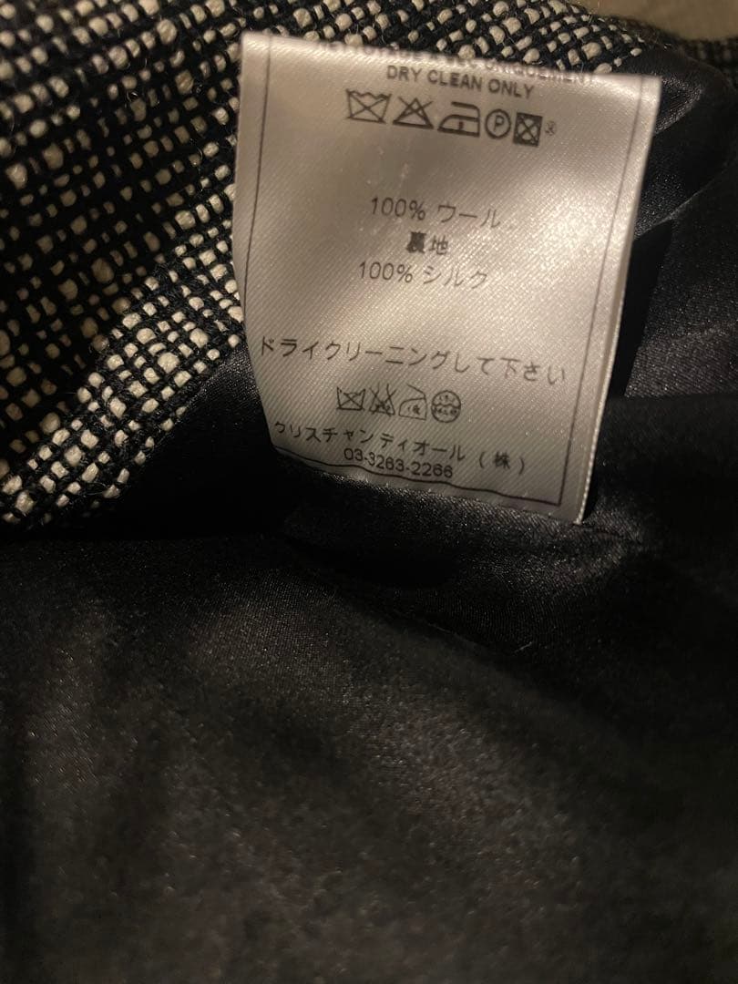 クリスチャンディオール ジャケット　ツイード　christian dior