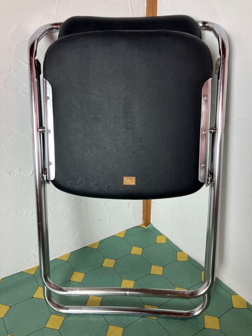 はま　2脚セット　イス　パイプ椅子　アイアン　ミーティング　チェア　③