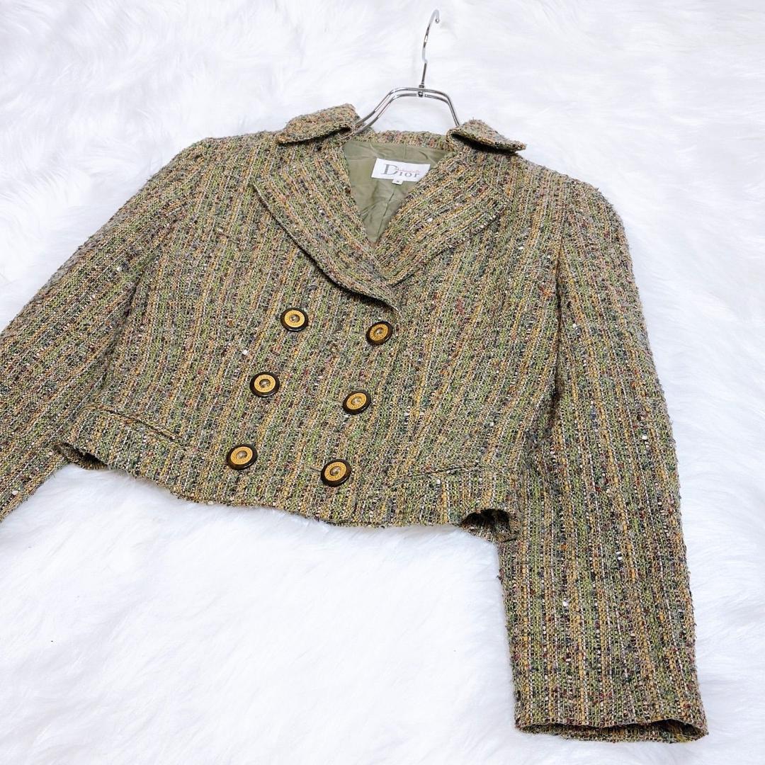 Mademoiselle Dior マドモアゼルディオール ツイード シルク混