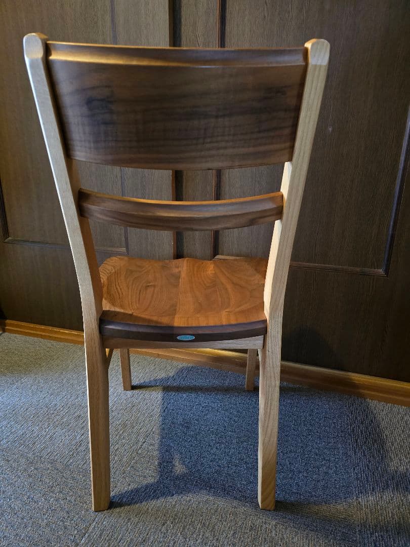 【レオちゃん】イバタインテリア　サインチェア　ダイニングチェア　2脚