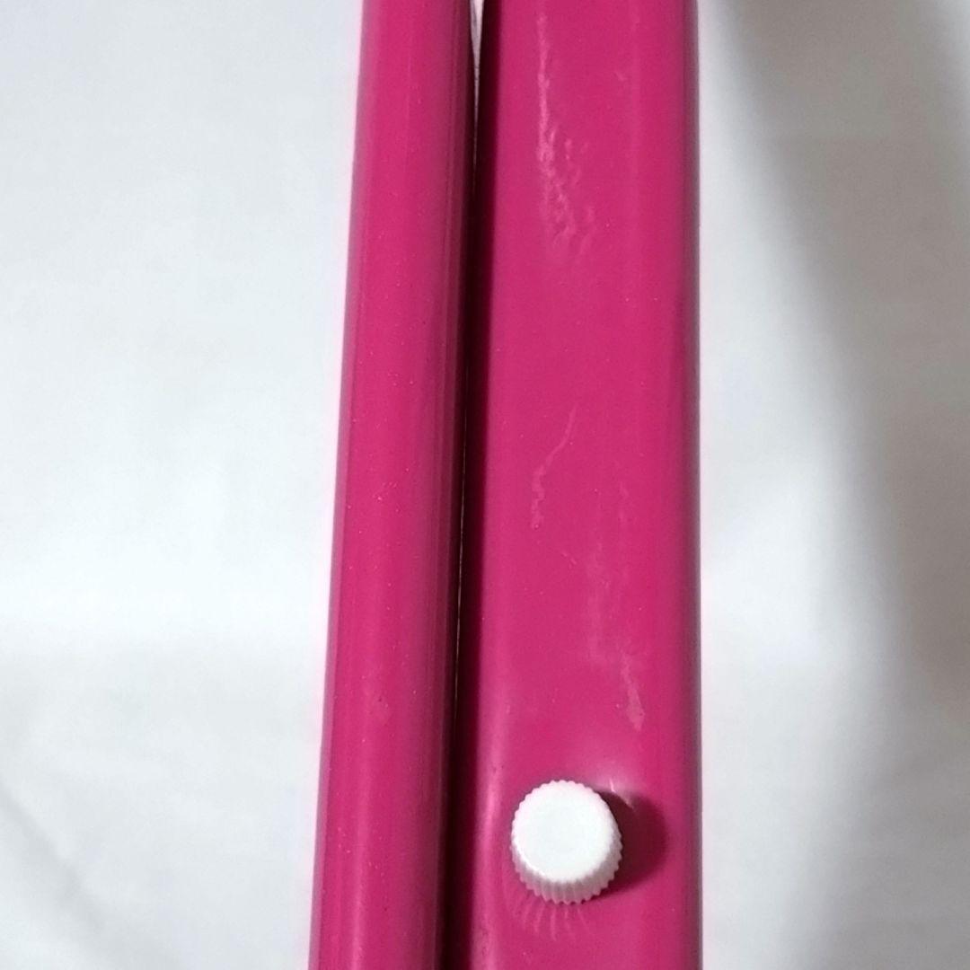 美品　レトロポップ　ガラステーブル　ピンク　センターテーブル　ローテーブル