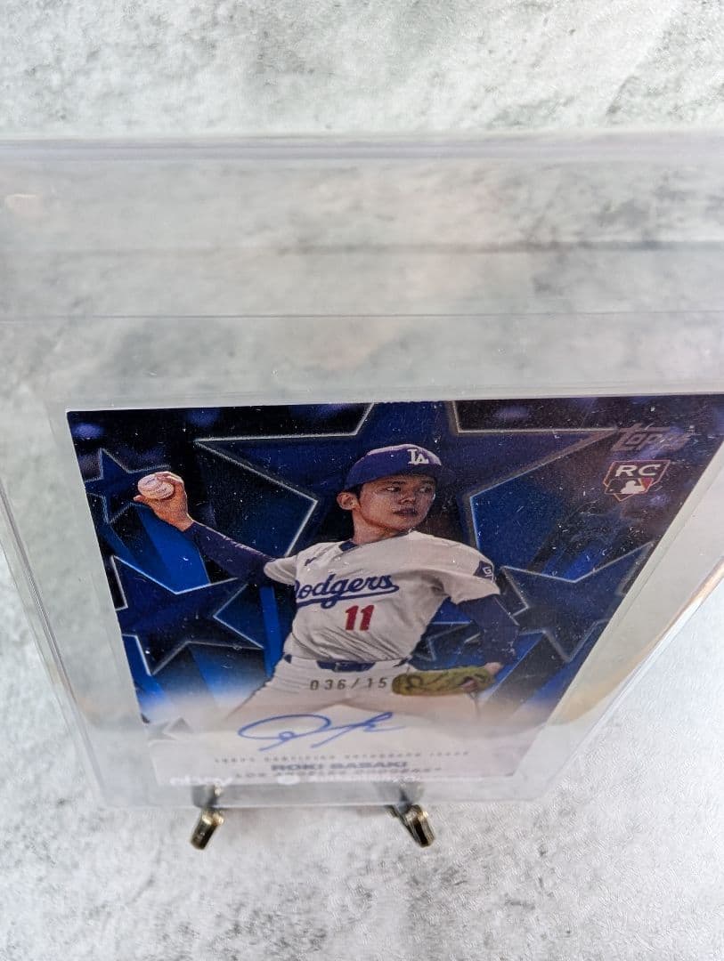 【150枚限定】佐々木朗希 直筆サイン 2025 Topps RC ドジャース