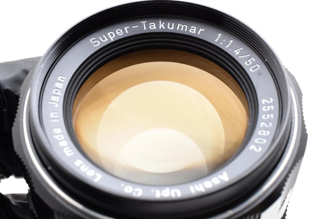 【黄変なし】Super Takumar 50mm F1.4 フード付 C109