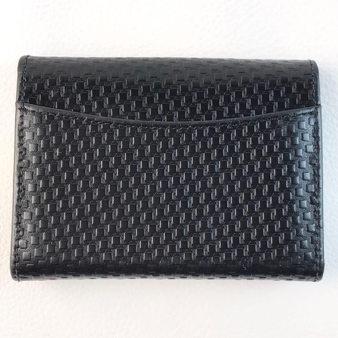 未使用品　ダンヒル　dunhill ケース　名刺入れ カードケース　マチ有