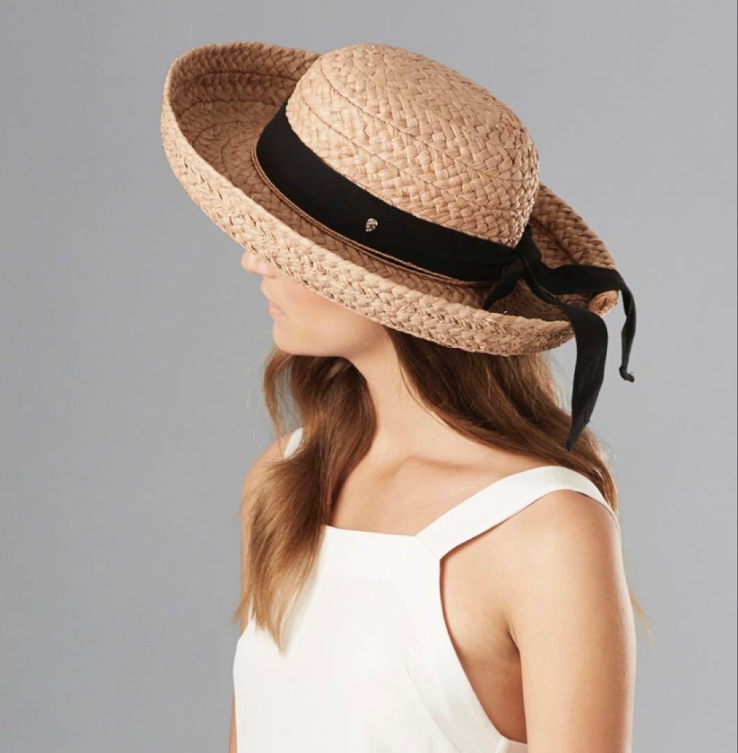新品★ヘレンカミンスキーClassic5クラシック5麦わら帽子★ヌガーUPF50