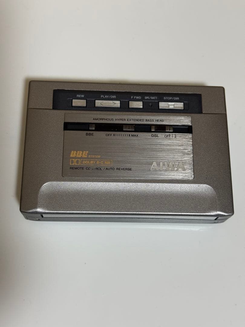 AIWA HS-PX50 シルバーポータブルカセットプレーヤー