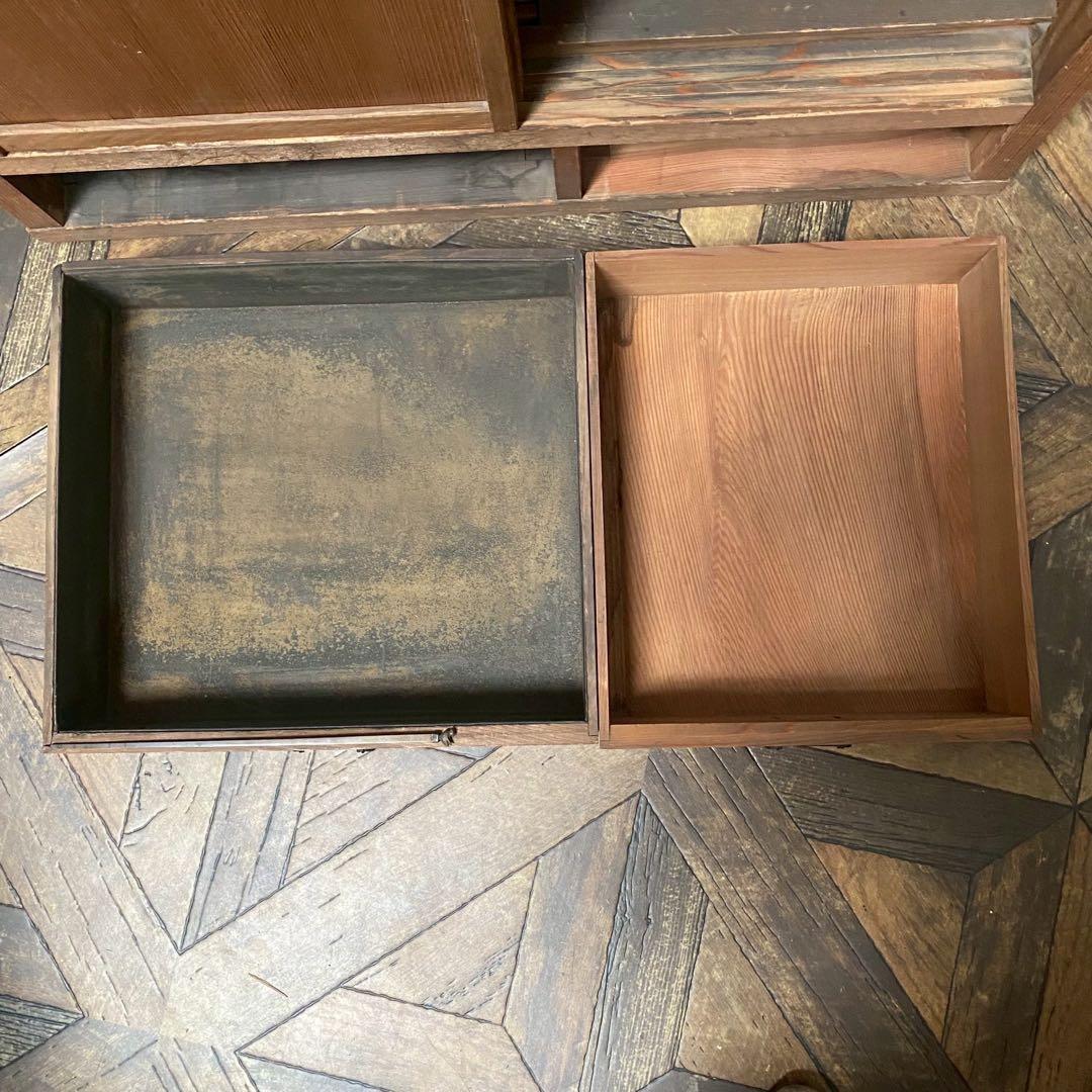 茶箪笥 和 インテリア 茶道具 昭和レトロ 当時物 棚