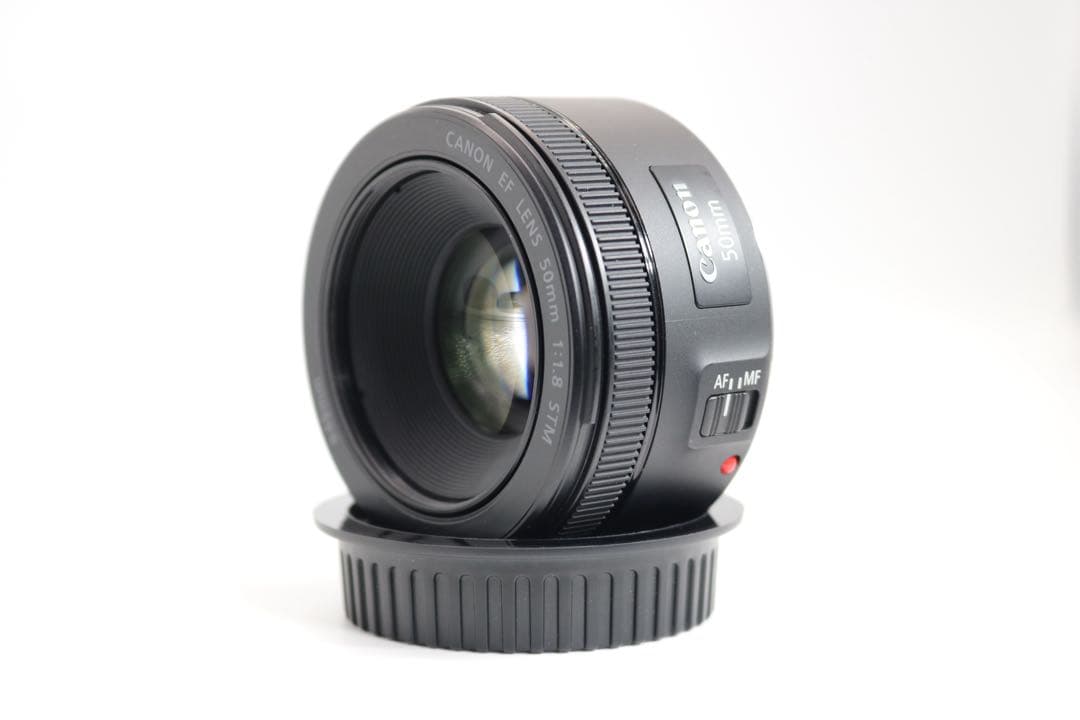 超美品 【Canon EF50mm F1.8 STM】 単焦点レンズ 安心保証◎