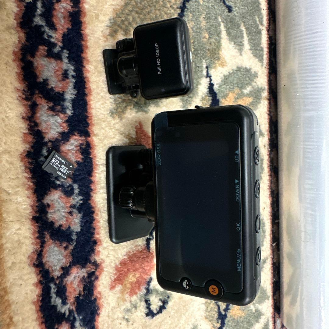 COMTEC ドライブレコーダー ZDR055、駐車場監視コード付き