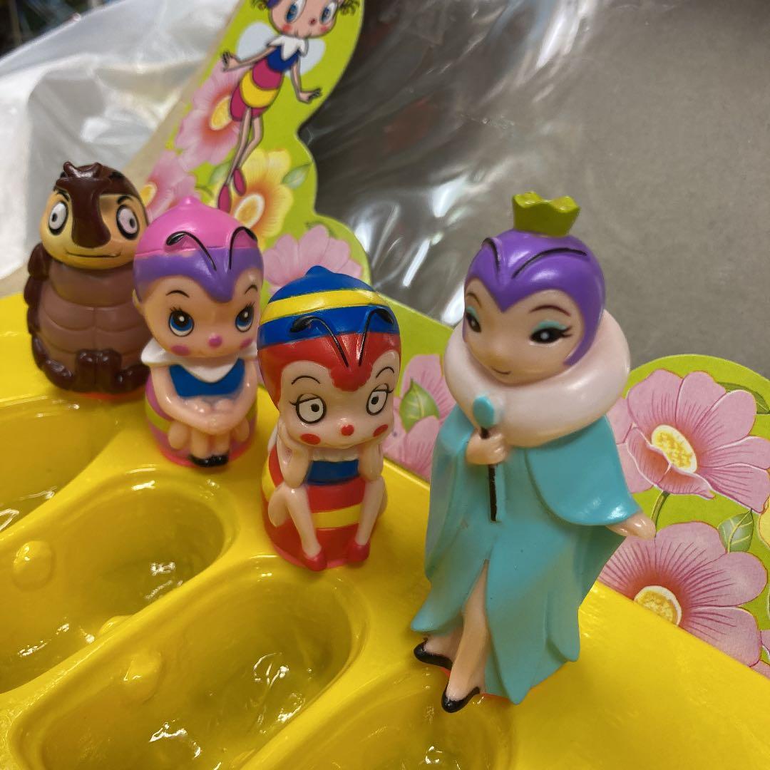 1980年代の絶版品！日本製のみなしごハッチのソフビ製スタンプセット新品未使用品