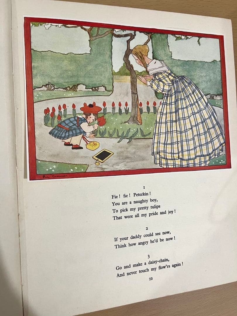 No.354 超希少 洋書 古書 アンティーク オランダ童謡 楽譜 絵本