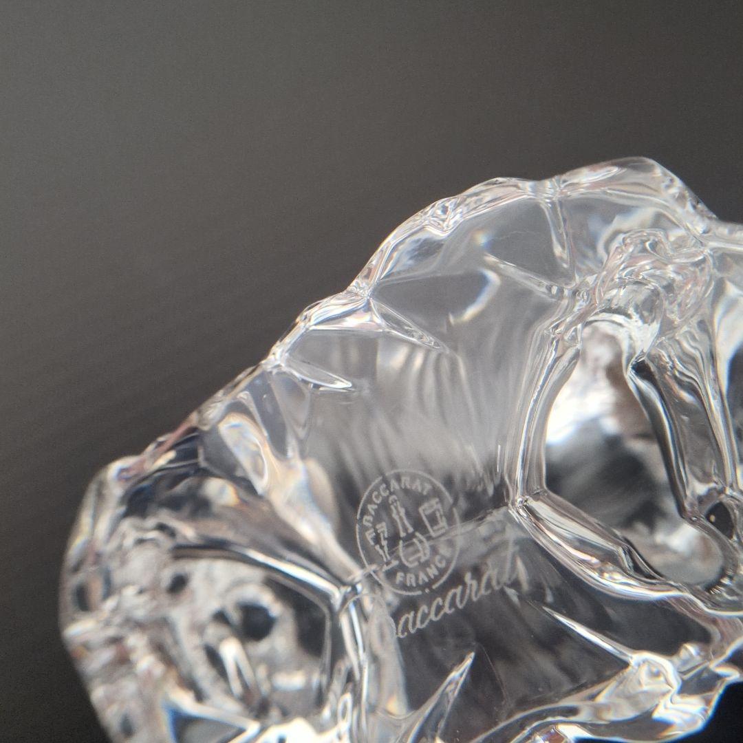 【未使用級】Baccarat バカラ山羊 羊 未 クリスタル 置物