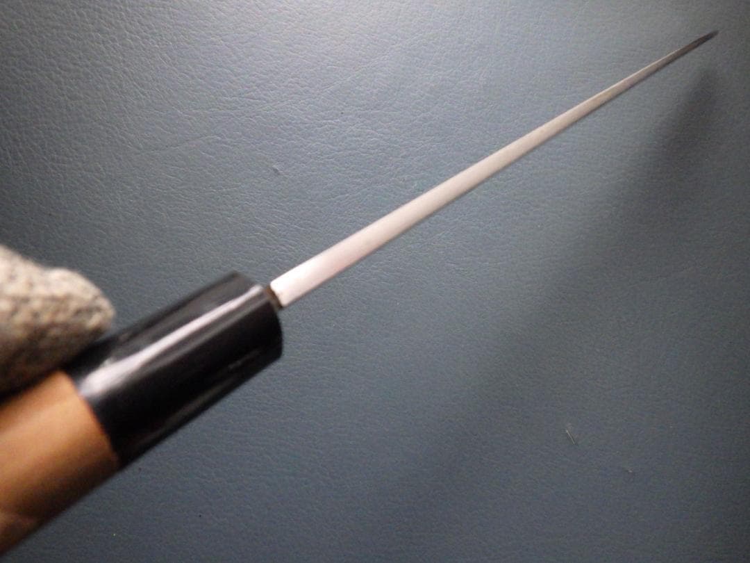 日本橋・木屋/義久/柳刃刺身包丁8寸/㊨研ぎ済み★