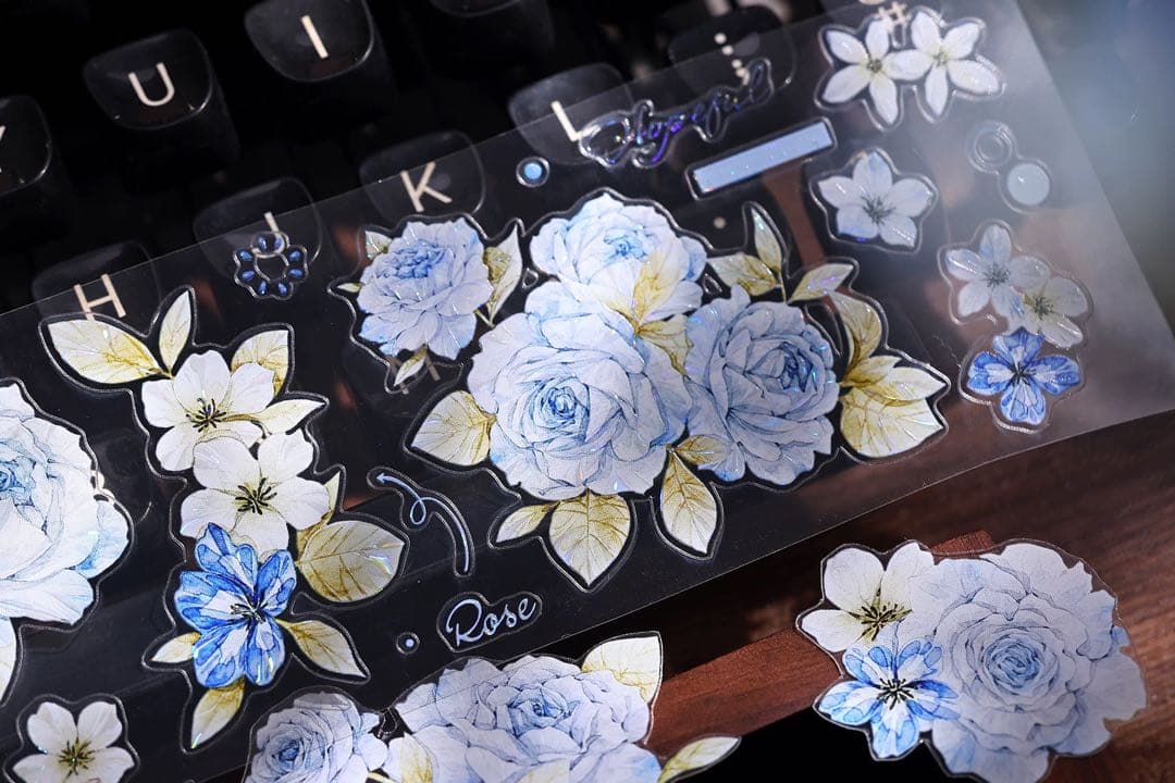 ⭐️SALE⭐️小白家文創《涧石蓝》海外マスキングテープ マステ 【2742】