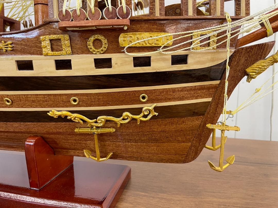 帆船模型　FRANCEⅡ　限定モデル　船　モデルシップ　職人手作り　舟　軍艦