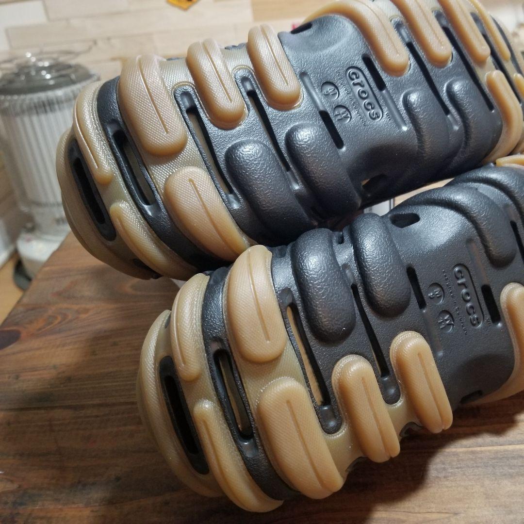 新品未使用　crocs　エコー ガム RO クロッグ　27 クロックス　厚底