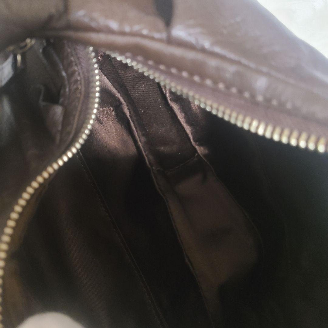 土屋鞄製造所 本革レザー ワンショルダーバッグ ダークブラウン 上質柔らか　軽量