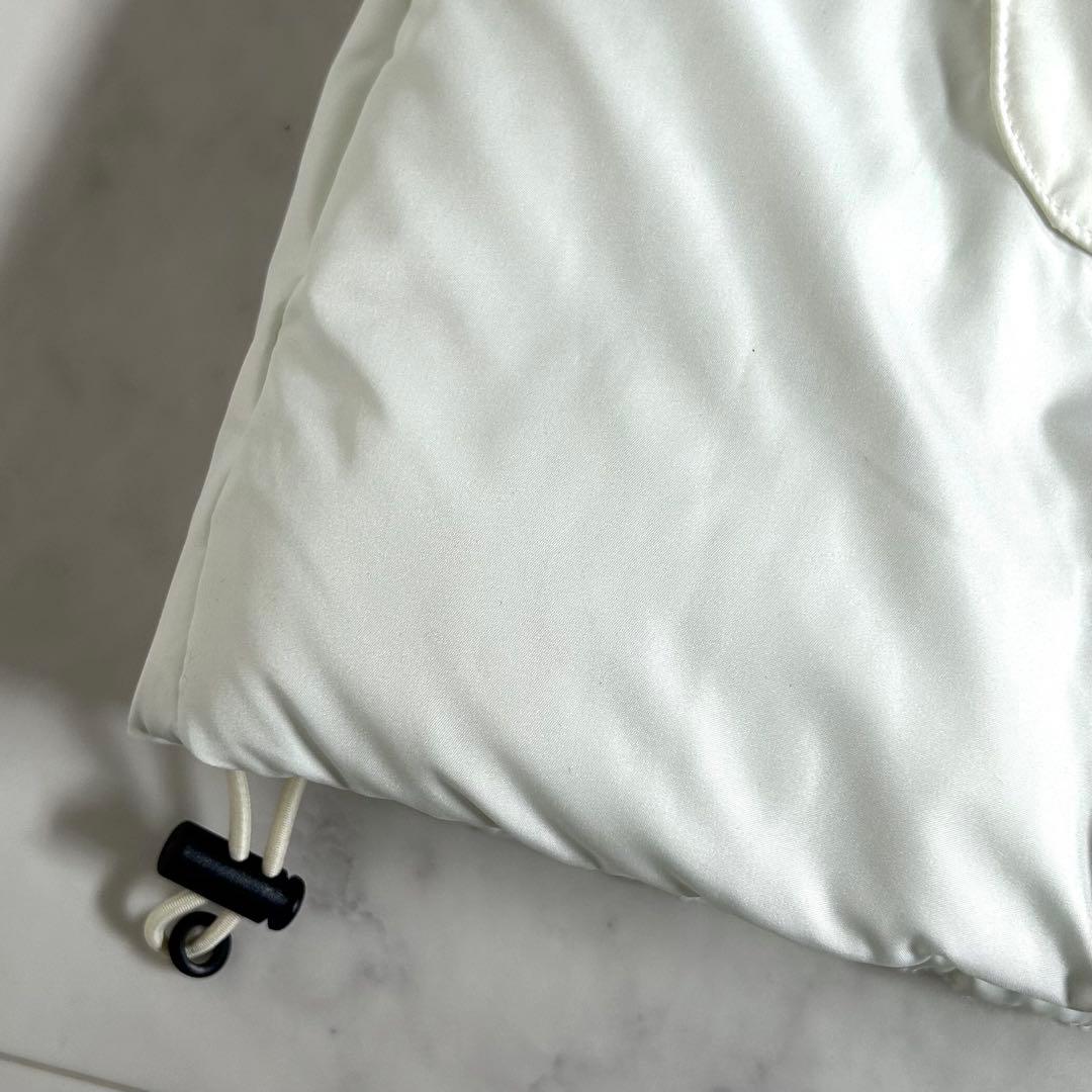 タグ付 ビューティー&ユース THERMORE ノーカラー ジャケット 白 F