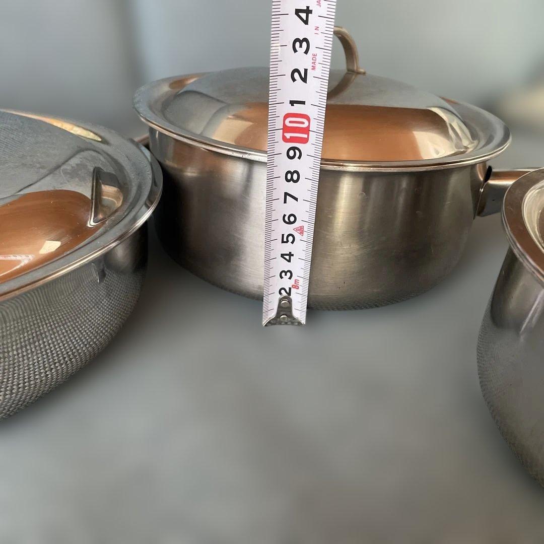 スプリング社　クリスタル鍋4点セット