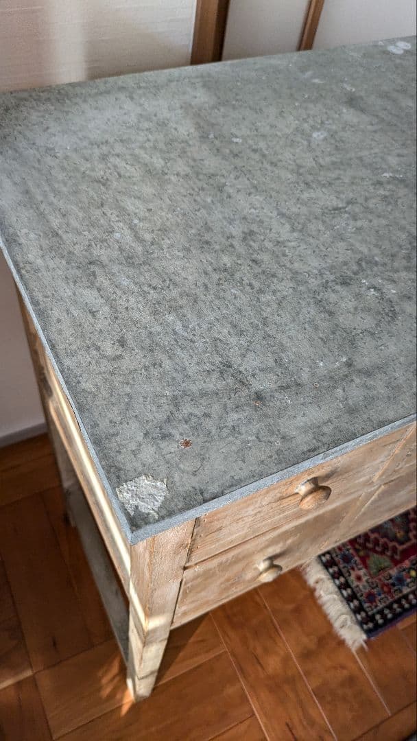 最終お値下げアンティーク風キャビネット　ディスプレイ棚