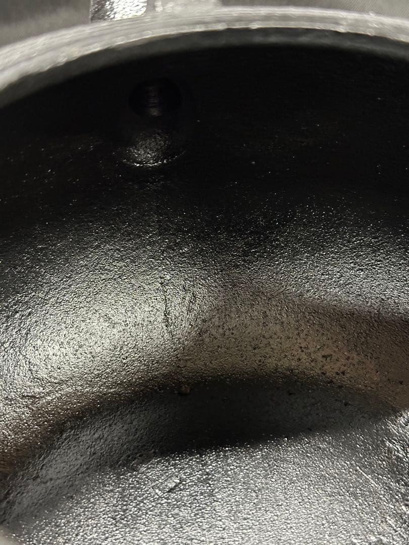 【美品】南部　南部鉄器　南部鉄瓶　鉄瓶　平丸菊　2.2L OH3-2