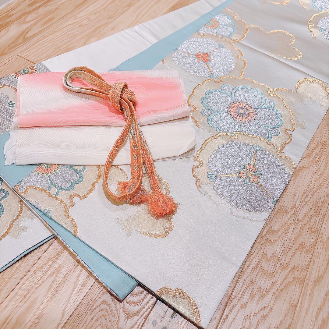 新品　訪問着 作家物　フルセット　裄66 加賀友禅 卒業式　入学式　M 伊達襟