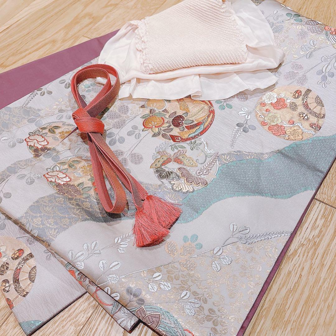 新品　訪問着 作家物　フルセット　裄66 加賀友禅 卒業式　入学式　M 伊達襟